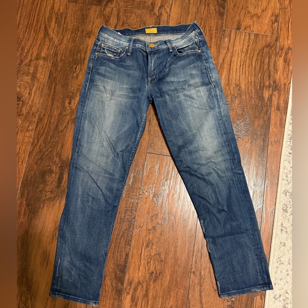 Mother Dropout Denim Jeans Tequila Truth size 25 - Picture 2 of 10
